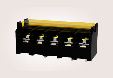 Fence style terminal block